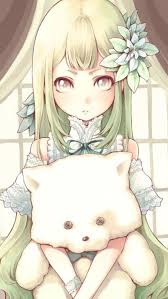 Green Hair Mobile9 Anime Anime Artwork Kawaii Anime