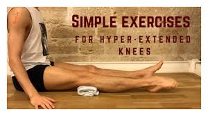An ice pack may help relieve swelling and discomfort associated with a hyperextended knee. 2 Simple Exercises To Control Hyperextended Knees Youtube