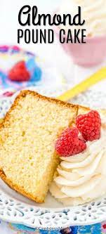 I recommend making it as is the first time then adjust as you like. Almond Pound Cake Is A Classic Dessert Made With Flour Butter Eggs And Sugar That Is Mois Almond Pound Cakes Almond Cake Recipe Cake Recipe With Almond Milk