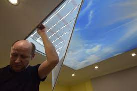 Ein weiterer vorteil ist, dass dadurch blendendes licht vermieden wird. Spanndeckenshop24 Spanndecke Translucide Matt 21 49 1 M