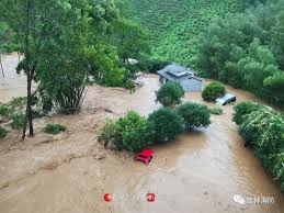 灵川九屋洪水最新情况 风雨桥已垮多辆私家车被冲走 图 桂林生活网新闻中心 country roads guilin plants