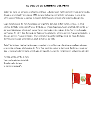 Día de la bandera en méxico: Doc Al Dia De La Bandera Del Peru Angie Molero Academia Edu