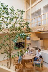 This modern mansion was inspired by japanese architecture and design. Muji Inspired Interiors An Indoor Tree Mark This Contemporary Japanese Home