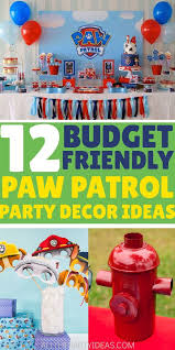 Paw Patrol Party Decoration Ideas Supplies Paw Patrol Party Decorations Paw Patrol Birthday Decorations Paw Patrol Party