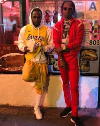 Kendrick Lamar Wearing The Parachute Track Pant In Rich The Kid S New Freezer Video Unluler