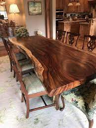 Live Edge Dining Table Live Edge With A Hand Crafted Custom Live Edge Base Unique Dining Table Slab Table Conference Table Unique Dining Tables Live Edge Dining Table Wood Dining Room