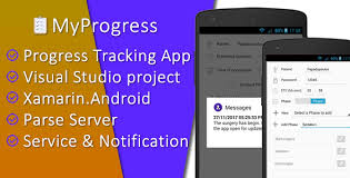 Myprogress Progress Tracking App Visual Studio Project For Xamarin Android With Parse Server Tracking App Progress App