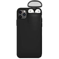 Dual Iphone Airpods Case Iphone 11 Pro Max Black Walf In 2020 Iphone Iphone Cases Iphone 11