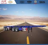 Super Link Skeleton trailer to transport container | China ...