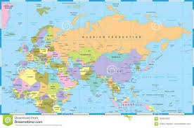 We onderscheiden 7 verschillende continenten, waardoor het voor veel mensen een uitdaging is om aan al deze werelddelen een bezoek te brengen. Eurasia Europa Rusland China India Indonesie Thailand Afrika Kaart Vectorillustratie Stock Illustratie Illustration Of Nederland India 100921922