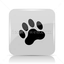 Black And White Paw Print Icon Paw Print Icon Paw Print Website Button On White Background Paw Print Print Icon