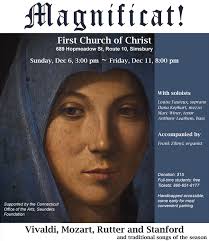 Choral Arts New England Events Calendar List for Farmington Valley Chorale,  New Britain Symphony Orchestra