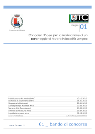 01 _ bando di concorso - professione Architetto