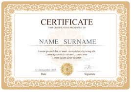 They all help prepare students for the world of work. Certificate Diploma Of Completion Design Template Background Vektorbild Gebuhrenfrei