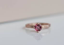 Edgeless Solitaire Ring With Malawi Sapphire Alternative Engagement Rings Solitaire Engagement Ring Solitaire Ring