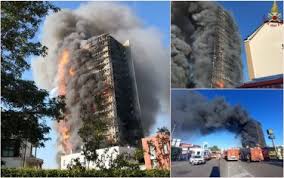 Attorno alle 17.45 è divampato un gigantesco incendio nella zona sud di milano, in via antonini. Xarkm7moonggym