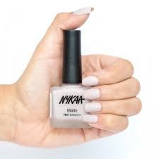 Matte nail polish dollar tree | matte white nails with glitter out obey your body nail care kit reviews a matte nail polish gift set & matte easter nails. Buy Nykaa Matte Nail Enamel S Mores Milkshake 9 Ml Online At Low Prices In India Amazon In