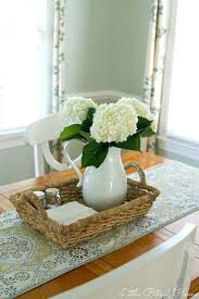 But the vase stems allow the pretty green color to stand out, away from the wooden. Centerpiece For Kitchen Table Ideas Best Everyday Table Ce Flickr