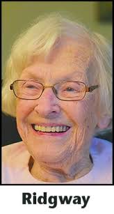 EILEEN RIDGWAY Obituary (1925