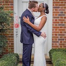 Gorgeous interracial couple holding onto each other tightly after becoming  husband and wife #love … | Interracial wedding, Interracial couples,  Interracial marriage