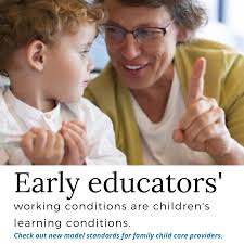 The Model Work Standards Center For The Study Of Child Care Employment Family Child Care Childcare Jobs Childcare