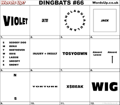Dingbat Whatzit Rebus Puzzles Dingbats Whatzits Rebus Puzzle Game Brainteasers Word Puzzles Brain Teasers Brain Games