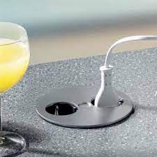 prises electriques inox retractables en bloc pour la cuisine cuisissimo cuisine inox prise electrique encastrable multiprise
