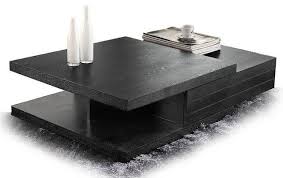 Black coffee table oak square rotating contemporary modern emerson rectangular mod swivel coffee table w/ glass this coffee table in classic black has a sleek and contemporary style that can easily match any. Photo Of Modern Black Coffee Table Contemporary Black Veneer Coffee Table Nikaho Modern Coffee Fac Coffee Table Veneer Coffee Table Contemporary Coffee Table