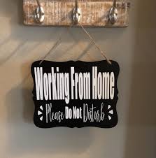Unfollow office door signs to stop getting updates on your ebay feed. Working From Home Sign Outdoor Sign Hanging Front Door Etsy Home Signs Hanging Signs Outdoor Signs