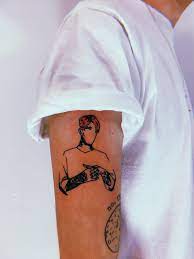 He got the name lil peep since he was a little boy and his. Lil Peep Hellboy Tattoo I Got Done In Tampa On Thursday By The Talented Moonchamps Check Out His Ig Also Peep My Teen Suicide Tattoo Under It Haha Lilpeep
