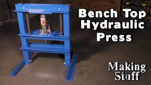 diy bench top hydraulic press you