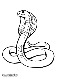 Our printable sheets for coloring in are ideal to brighten your family's day. Cobra Coloring Pages Learny Kids