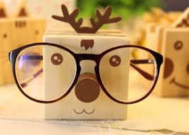 Get some cheap eyeglass cases from dollar tree, and you have a bunch of options for cord. Cartoon Wooden Pen Holder With Eyeglasses Holder Not Diy But Inexpensive To Buy Wooden Pen Holder Wooden Pen Eyeglasses Holder Diy