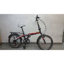 Whatever your budget, and whether buying for children, men or women. Htg Machine 20 Inch Folding Bicycle 7sp Black With 100 Assembled Shopee Malaysia
