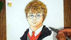 Comment dessiner Harry Potter facile à dessiner - YouTube