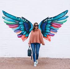 Murals In Phoenix Arizona Cobalt Chronicles Houston Travel Blogger Mural Wall Art Angel Wings Art Mural