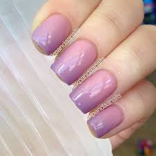 Sns (kb 2, #104 sparkle) ombre. Subtle Ombre Effect In These Or Other Colors Would Look Lovely At A Wedding Instagram Photo By Kpandaanails Purple Nails Sns Nails Colors Ombre Nails