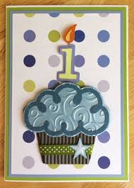 Birthday Card For 3 Year Old Boy 3d Cupcake Handmade Birthday Card 1 2 3 Year Old Boy First Birthday Cards Baby Birthday Card Old Birthday Cards
