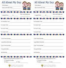 Needless to say, it is possible to prefer to print the printable at. Child Care Daily Reports Printable Forms Childfun