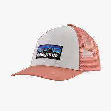 Patagonia Gorra P 6 Lopro White W Mellow Melon In 2021 Trucker Hat Patagonia Trucker Hat Hats