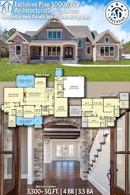 Plan 500063vv New American House Plan With Separate Game And Play Rooms Craftsman House Plans House Plans Farmhouse American Houses