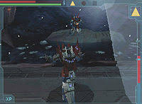 I think halfway through the level, you'll see a corridor and a small opening that only a light bot can go through and then a breakable wall that you'll need to drive through with a heavy bot. Transformers War For Cybertron Ds Transformers Wiki