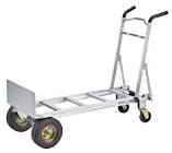Aluminum 2-in-1 Hand Truck & Dolly/Cart, 600-lb Cosco
