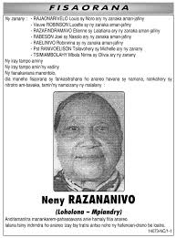 Nécrologie du 09 octobre 2019 -