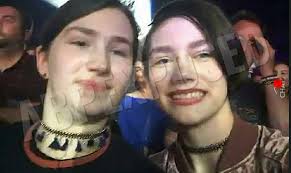 Rain at her first concert...