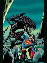 Pin By Alan Micheel On Superman Red Blue And Everything Else To Alien Vs Aliens Funny Dark Horse Comics