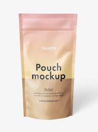 Kraft Paper Pouch Mockup Smarty Mockups In 2020 Paper Pouch Pouch Kraft Paper