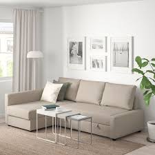 Friheten Sleeper Sectional 3 Seat W Storage Hyllie Beige Ikea Sofa Bed With Storage Corner Sofa Bed With Storage Bed Storage