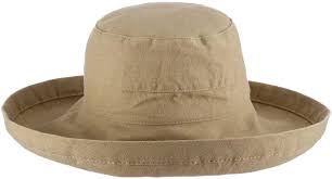 Scala Women S Cotton Hat With Inner Drawstring And Upf 50 Rating Taupe One Size At Amazon Women S Clothing Store Su In 2021 Cotton Hat Cotton Drawstring Drawstring