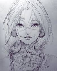 Portraits In National And Fantasy Costumes Anime Art Beautiful Art Anime Drawings